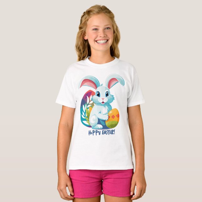 Hoppy Påsk! T Shirt (Hel framsida)