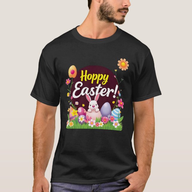 Hoppy Påsk T Shirt (Framsida)