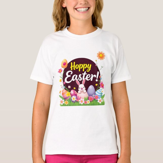 Hoppy Påsk T Shirt (Framsida)