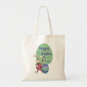 Hoppy Påsk till dig Artist Bunny Tygkasse