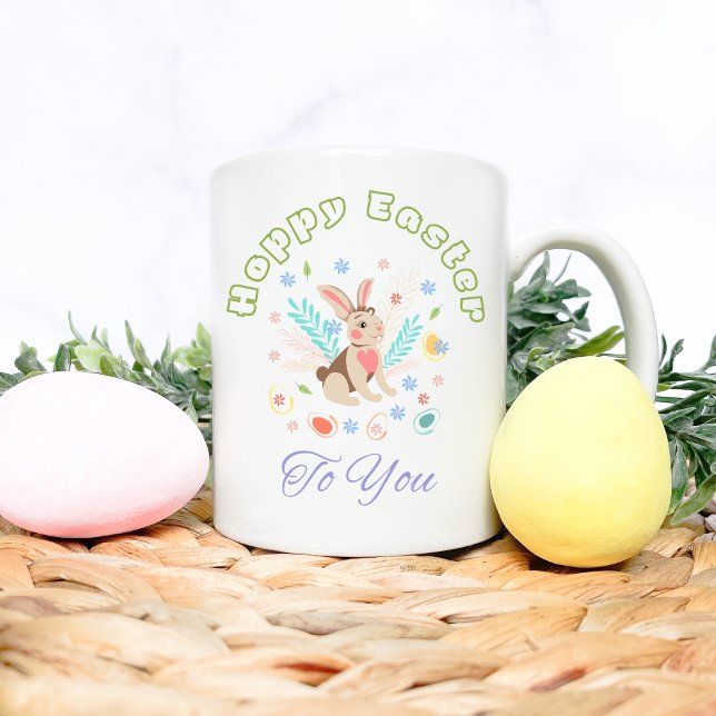 Hoppy Påsk till dig | Påsk Mugg Gift (Skapare uppladdad)