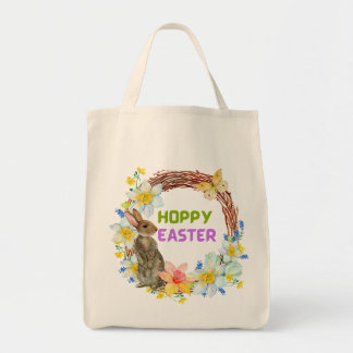 Hoppy Påsk Tote Bag Tygkasse