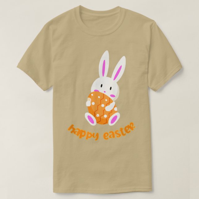 Hoppy Påskägg Bunny Rabbit T-Shirt (Design framsida)