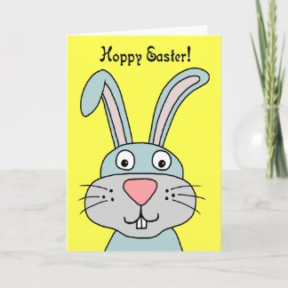 Hoppy Påskhare Greeting Card Helgkort