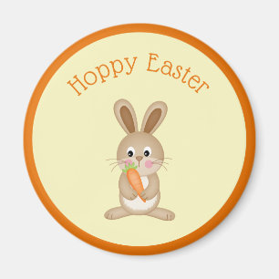 Hoppy Påskhare med Carrot Magnet