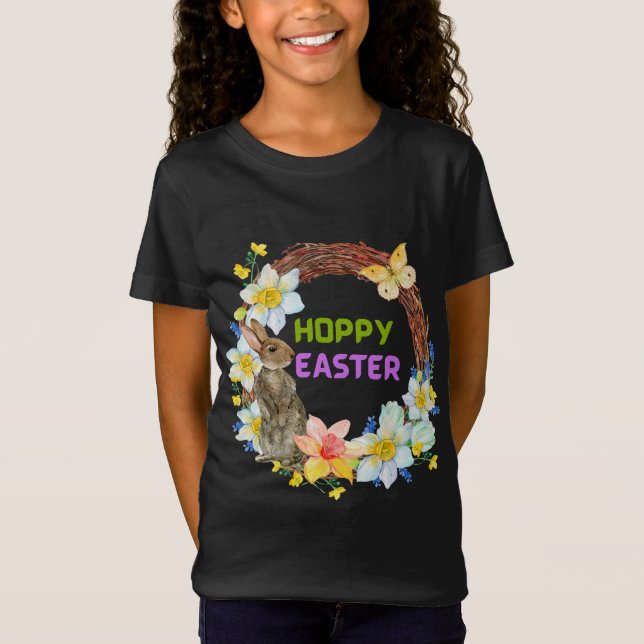 Hoppy Påskhare T-Shirt (Framsida)