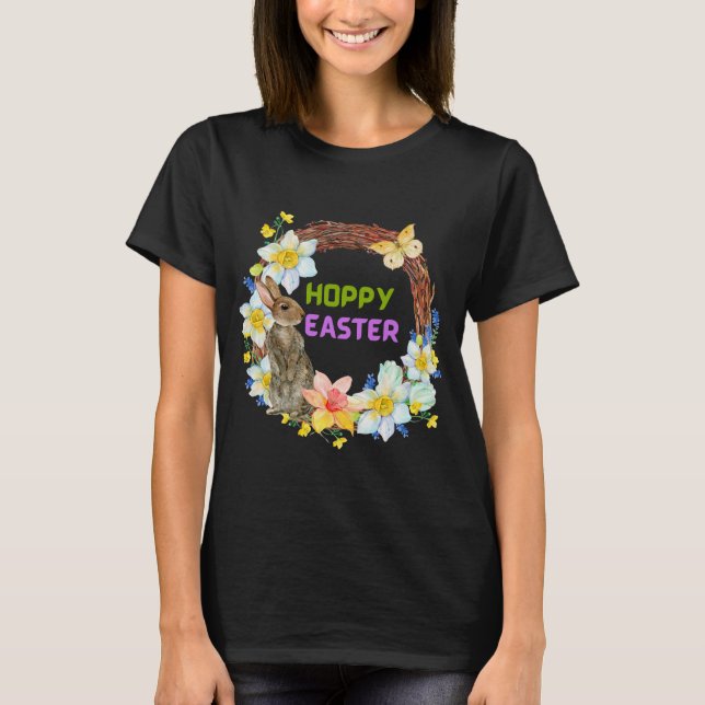 Hoppy Påskhare T Shirt (Framsida)