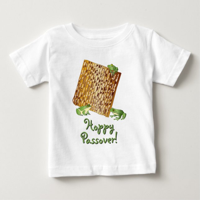 Hoppy Passover - Baby T-shirt (Framsida)