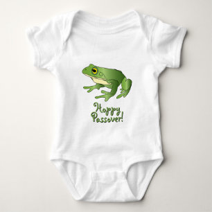 Hoppy Passover - Single Frog - Baby Bodydräkt T Shirt