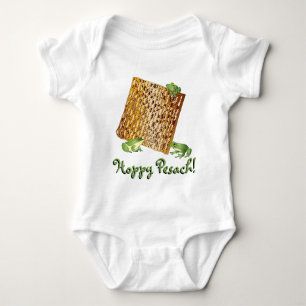 "Hoppy Pesach" Baby Bodykostym T Shirt
