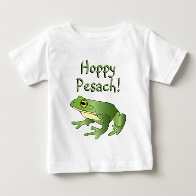 Hoppy Pesach! - Engrod - T-shirt med Baby (Framsida)