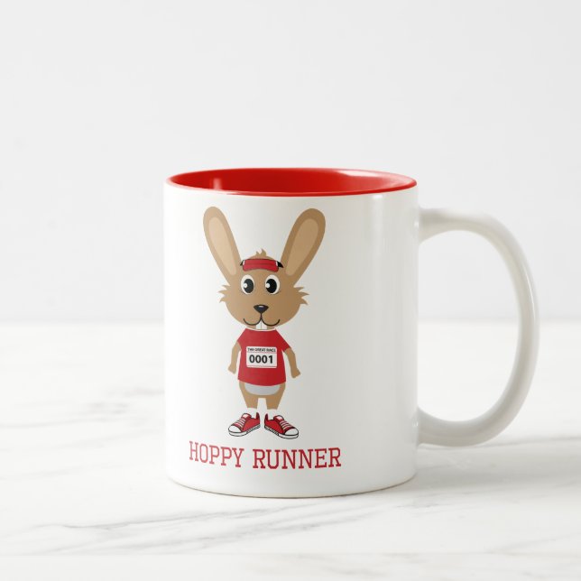 Hoppy Springer Två-Tonad Mugg (Höger)