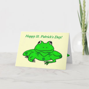 Hoppy St. Patrick's Day! Grovkort Kort