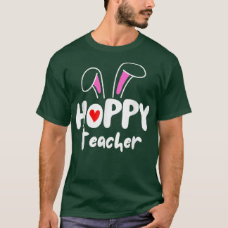Hoppy Teacher Teacher Bunny  T Shirt