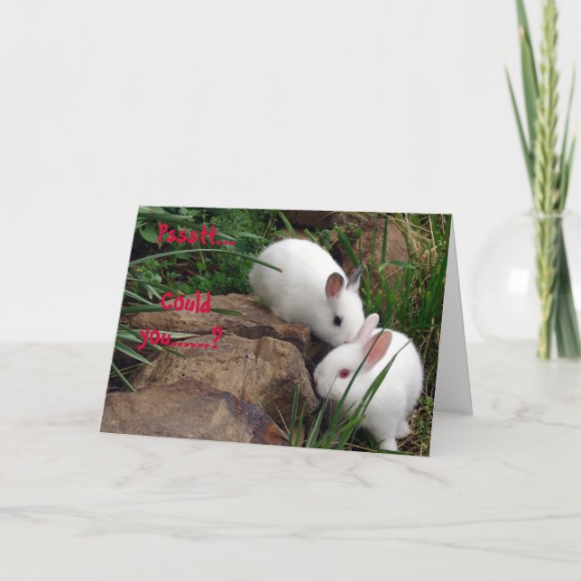 Hoppy valentin dag helgkort (Framsida)