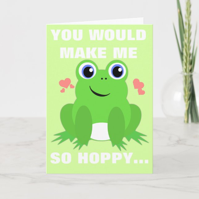 Hoppy Valentine Helgkort (Framsida)