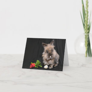 Hoppy Valentines Helgdag Card Helgkort