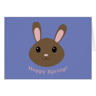 Hoppy Vår Bunny OBS Kort