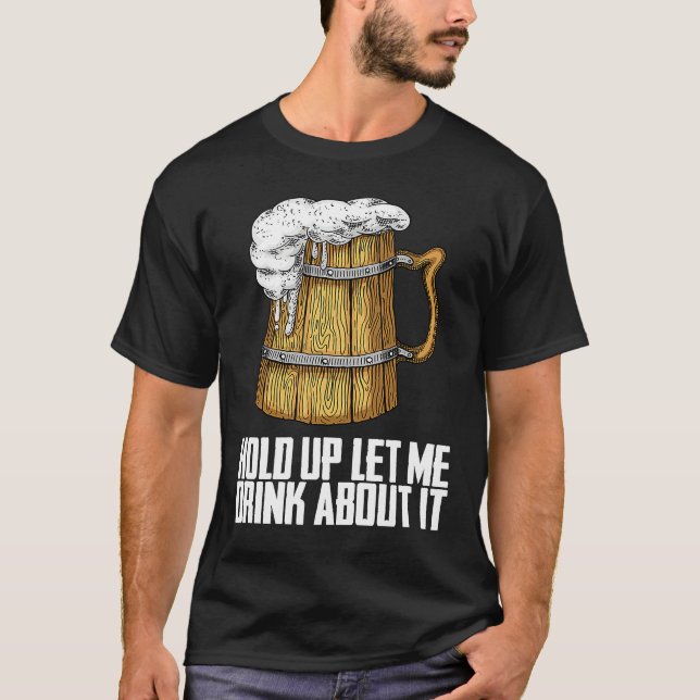 Hops  Brewery  Brewing T Shirt (Framsida)