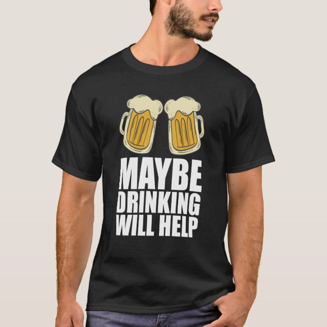 Hops Brewery Brewing T Shirt (Framsida)