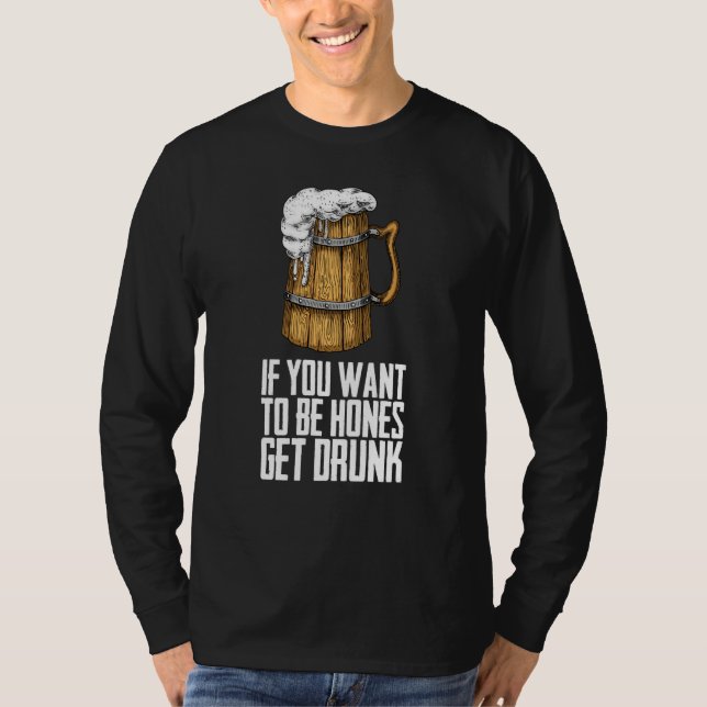 Hops Brewery Brewing T Shirt (Framsida)