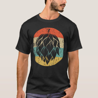 Hops Retro Style Hantverksöl T Shirt