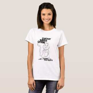 Hopsamlingen knaprar gnag för kvinnor tee shirt