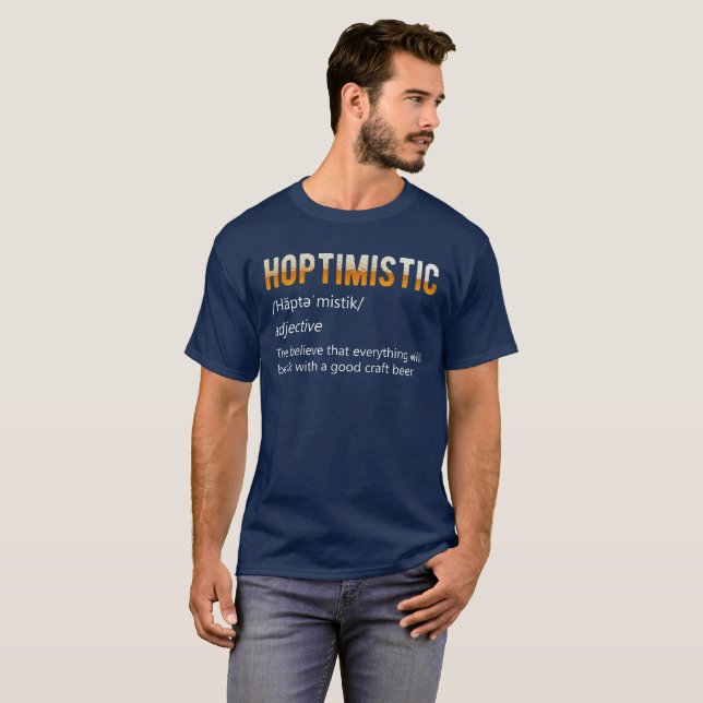 Hoptimistic definition t shirt (Hel framsida)