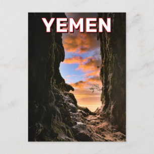 Hoq Cave i Socotra, Jemen Vykort