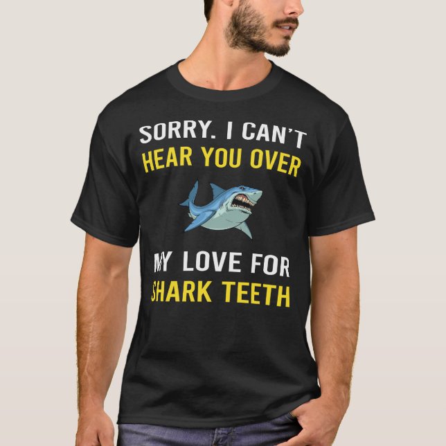 Hör att du Shark Teeth T Shirt (Framsida)