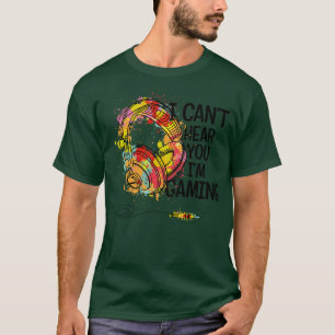 hör dig inte spela skjortor med headset 1 t shirt