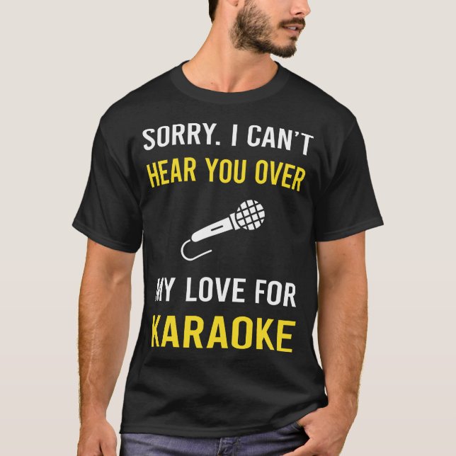 Hör dig Karaoke T Shirt (Framsida)