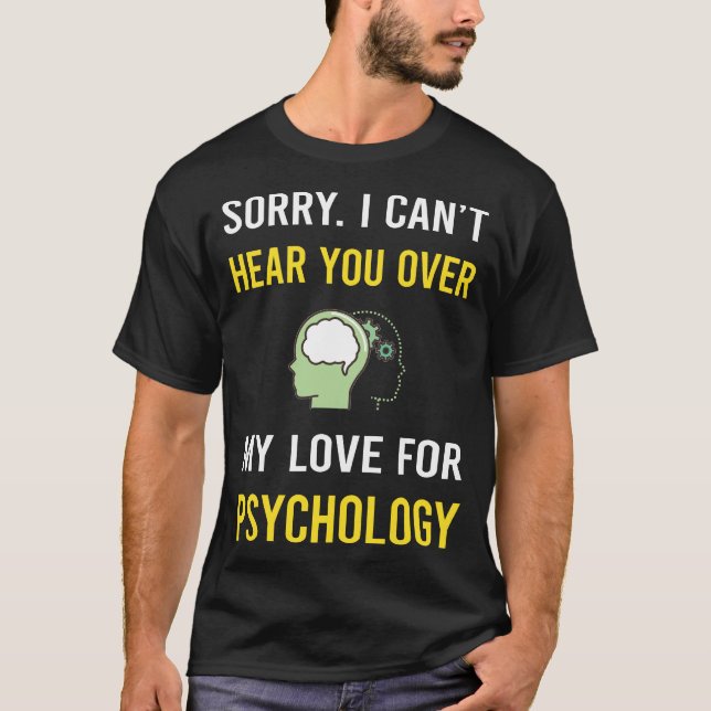 Hör dig psykologisk psykolog t shirt (Framsida)
