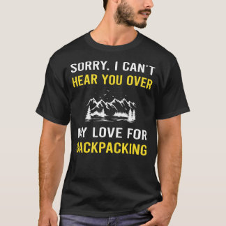 Hör dig Ryggsäck Vandrande T Shirt