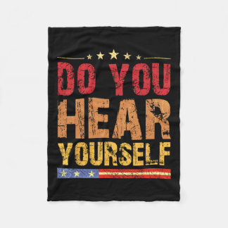 Hör du dig själv? Funny Fleecefilt