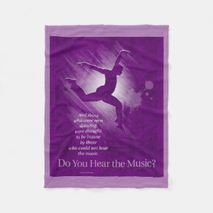 Hör du musiken? fleecefilt