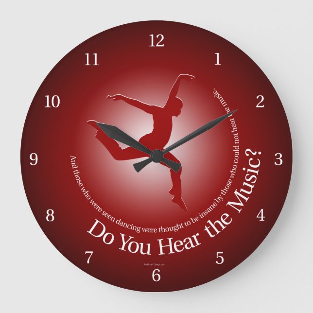 Hör du musiken? stor klocka (Framsida)