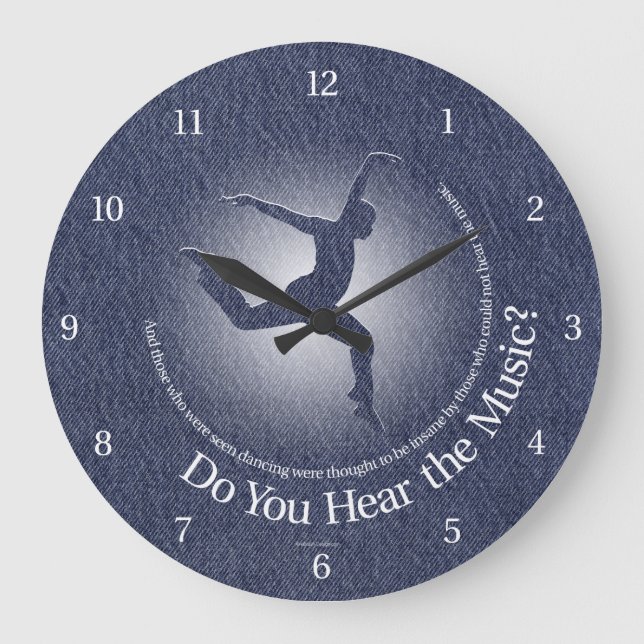 Hör du musiken? Stor klocka (Framsida)