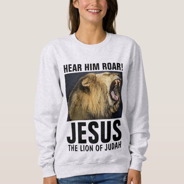 HÖR HONOM ROAR! JESUS, LEJONA JUDAH T-Shirts (Framsida)
