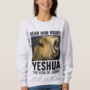 HÖR HONOM ROAR! YESHUA, LEJON FÖR JUDAH T-Shirts