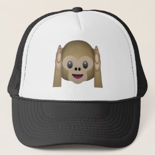 Hör ingen ond apa Emoji Truckerkeps
