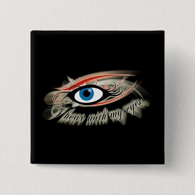 "Hör jag med min ögon" knäppas #2 Knapp (Framsida)