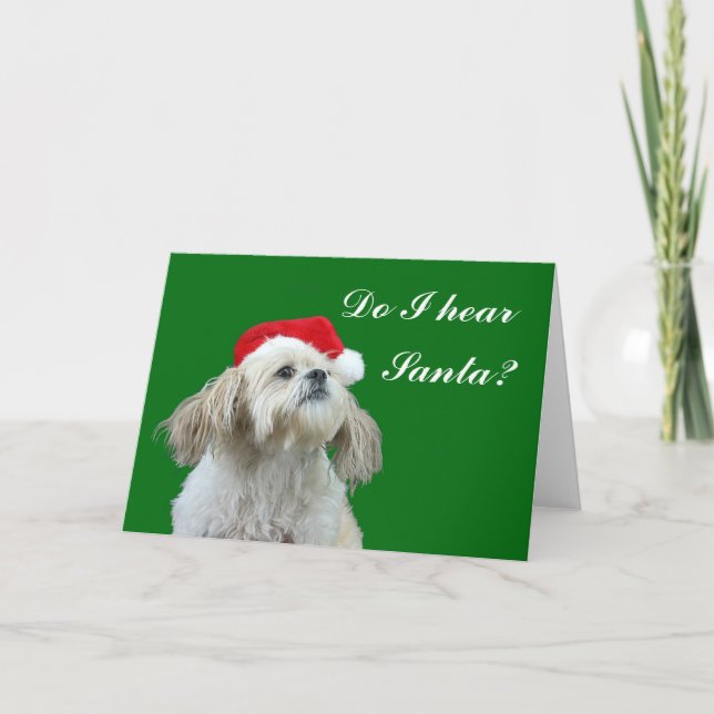 Hör jag Santa? Helgkort (Framsida)