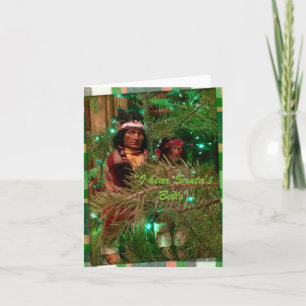 "Hör jag Santas Klockor" notera kortet Helgkort