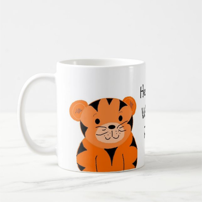 Hör mig när jag rytar kaffemugg (Vänster)