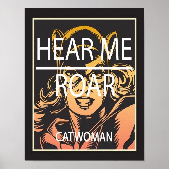 Hör mig Roar Poster (Framsidan)