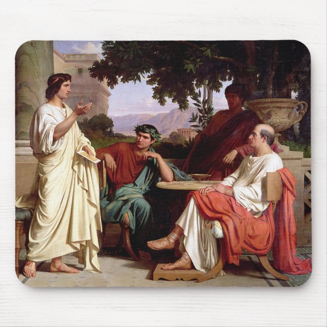 Horace, Virgil och Varius Musmatta (Framsidan)