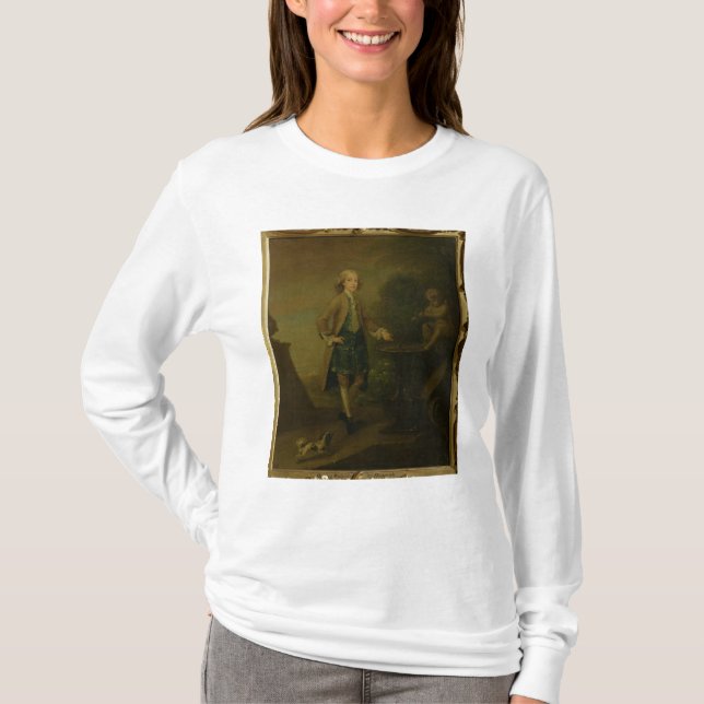 Horace Walpole som åldras 10, 1727-8 Tee Shirt (Framsida)