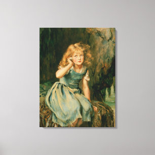 Hörande av havet canvastryck