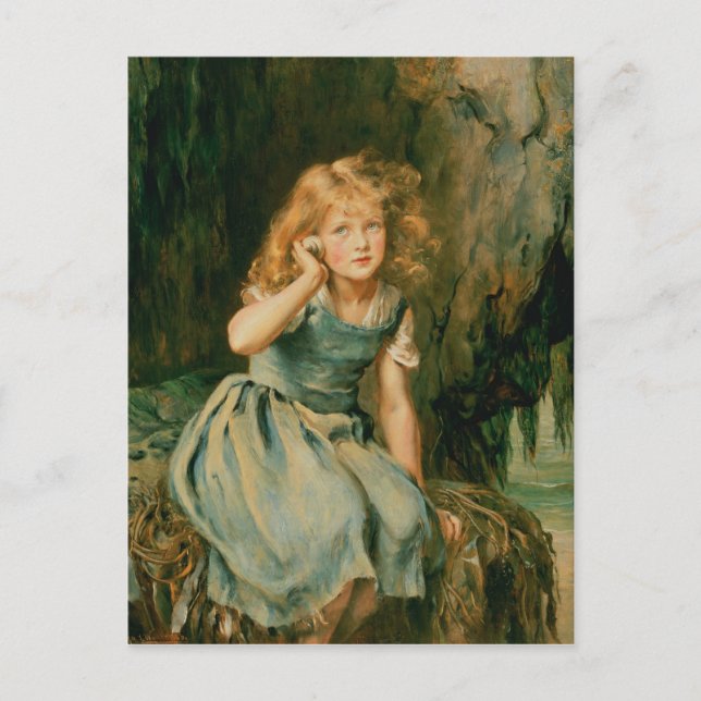 Hörande av havet vykort (Framsida)